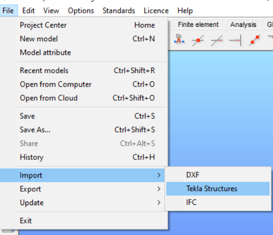 Tekla Structures model import, export and update | Consteel ...