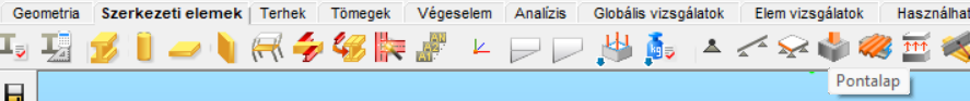 Pontalap parancsikon - Szerkezeti elemek fül